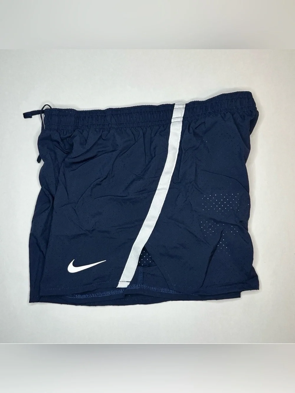 NWT Nike Kids Dri-FIT Running Shorts Youth XL Navy Blue White CV2861